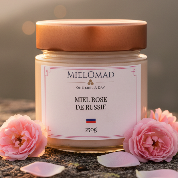 Miel rose de Russie