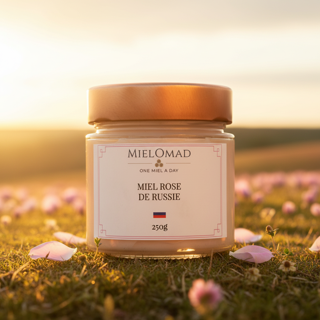 Miel rose de Russie