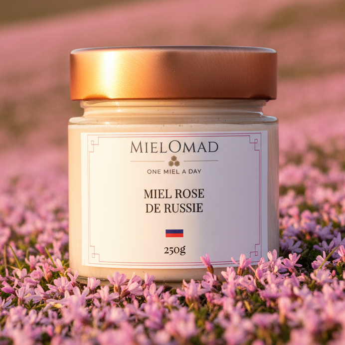 Miel rose de Russie