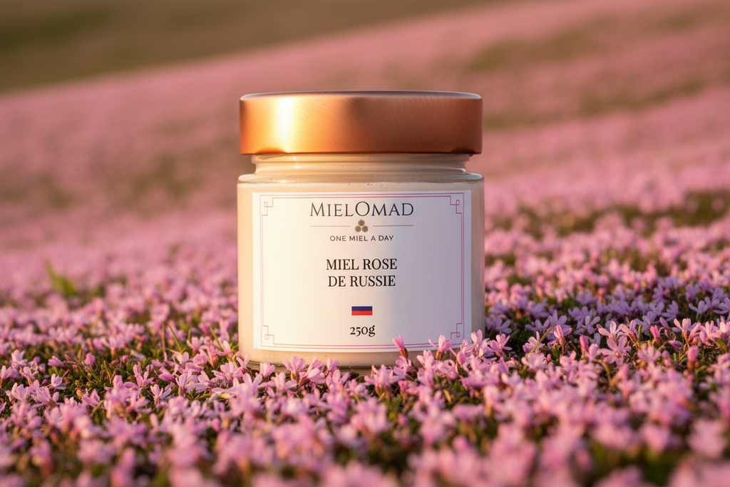 Miel rose de Russie