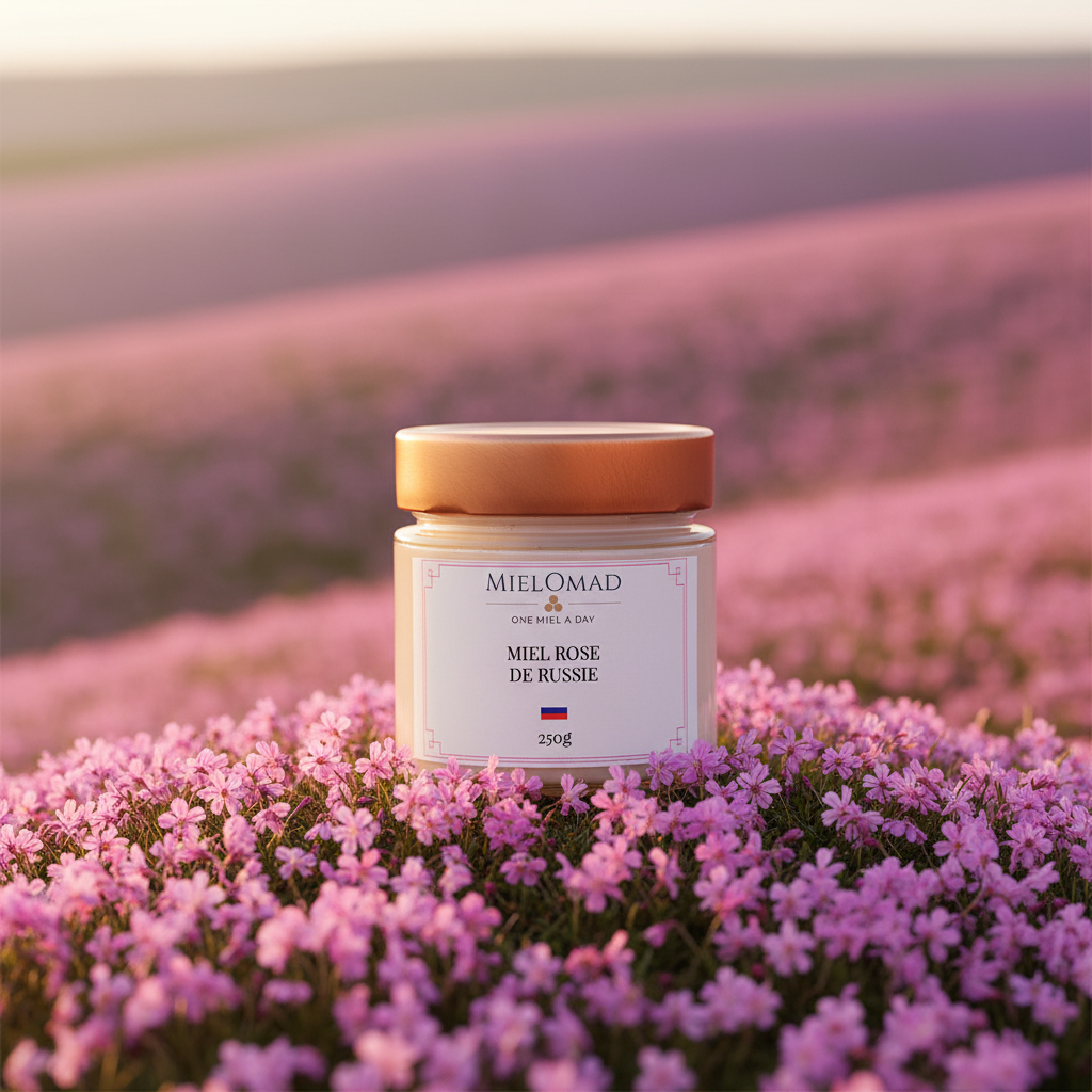 Miel rose de Russie