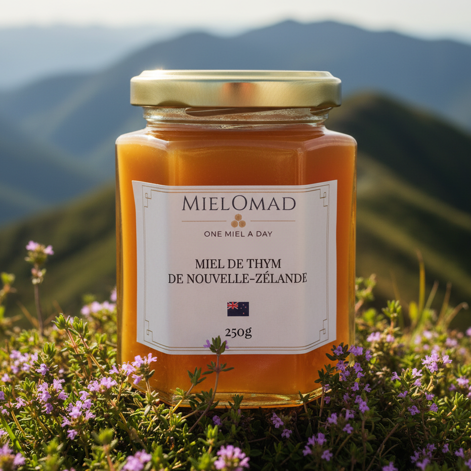 Miel de thym de nouvelle Zélande