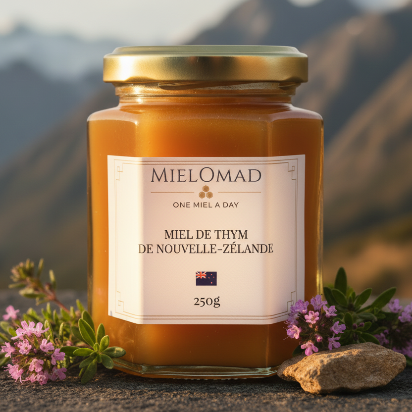 Miel de thym de nouvelle Zélande