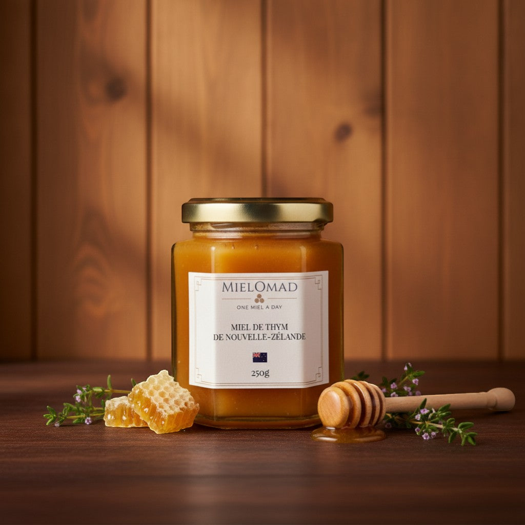 Miel de thym de nouvelle Zélande