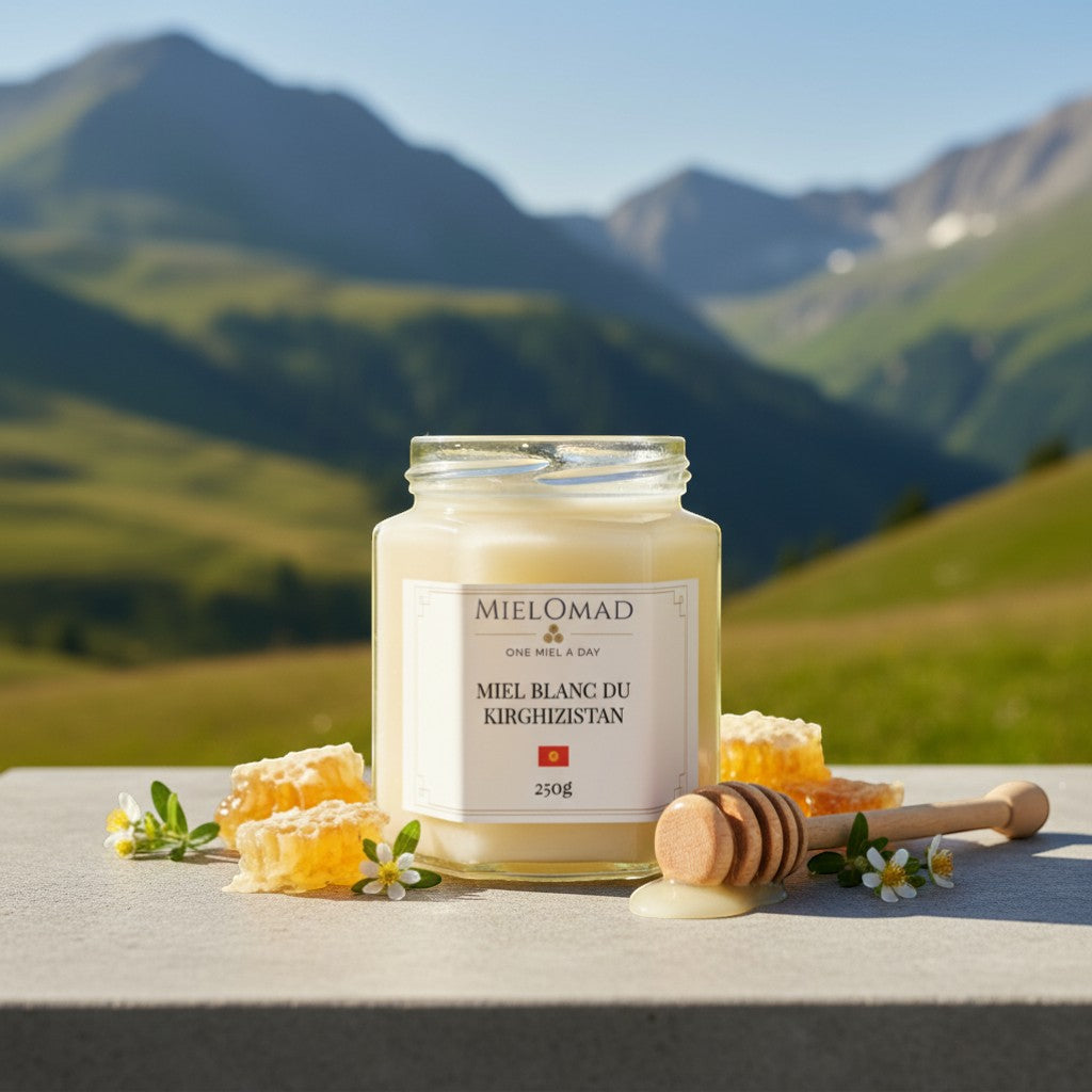 Miel blanc du Kirghizistan