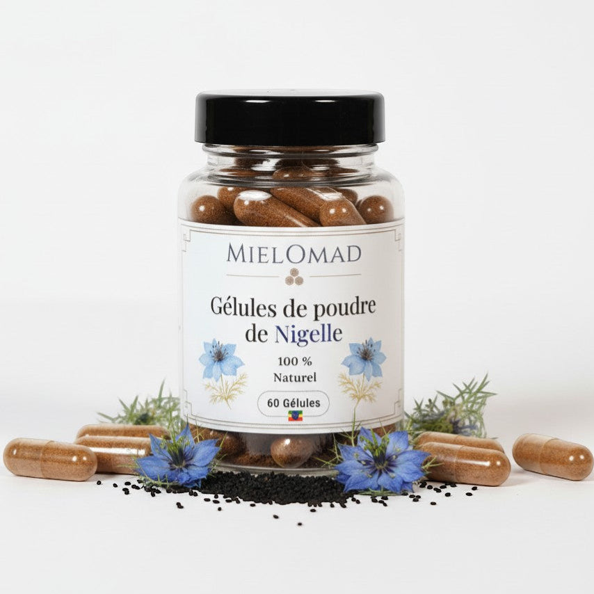 Gélules de graine de nigelle d'Ethiopie