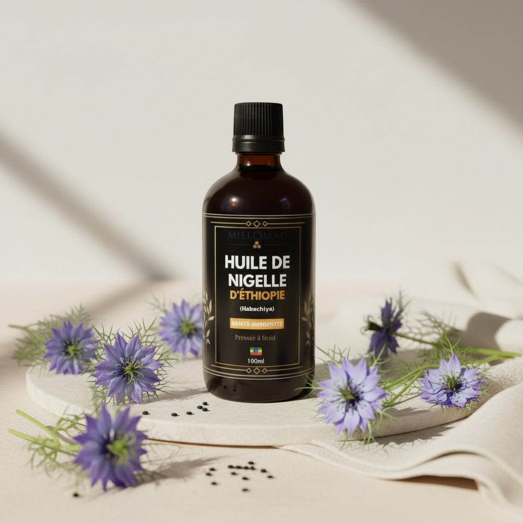 Huile de nigelle d'Éthiopie