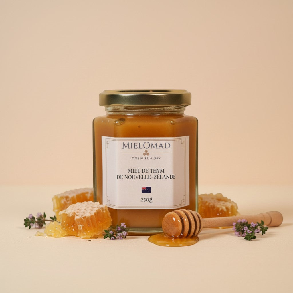 Miel de thym de nouvelle Zélande